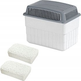 Отстранувач на влага Moisture Killer 1 kg, за простории до 80 m³, сиво и бело