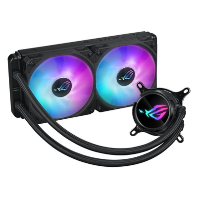 Ftohës me ujë ASUS ROG STRIX LC III 240 ARGB, 12 cm, i zi