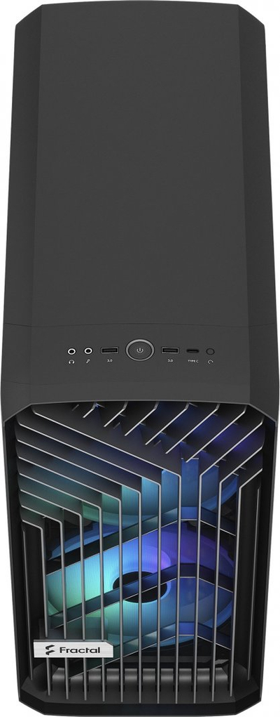 Kasë Fractal Design Torrent Compact RGB, e zezë TG Light Tint, Midi Tower