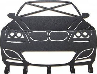 Varëse çelsash Mtuning BMW E60 E61, dekor murit, e zezë