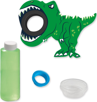 Set flluska sapuni SES Creative Dino Bubbles, 200ml, shumëngjyrëshe