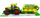 Lodër traktor ferme Cabo Toys, me rimorkio, plastik, jeshil