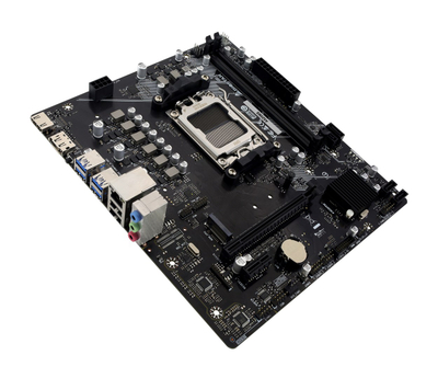 Матична плоча Biostar A620MS, лежиште AM5, MicroATX, црна