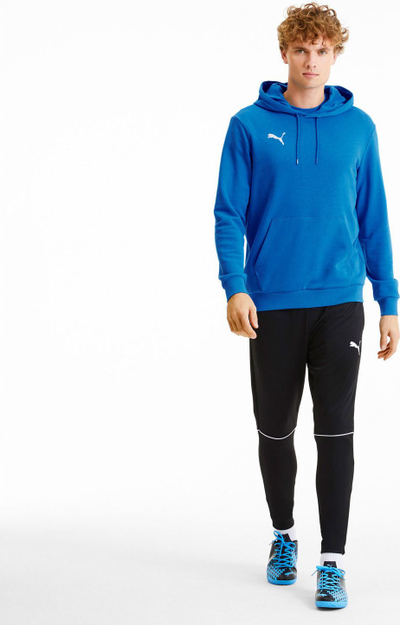 Блуза со капуч Puma TeamGoal 23 Casuals M, џеб кенгур, за мажи, сина