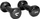 Hantela vinyl Christopeit Fitness, 2 x 2 kg, të zeza