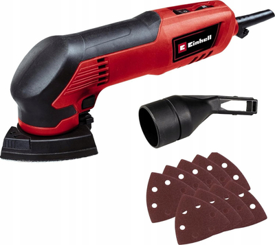 Llixhë vibrimi për detaje Einhell TC-DS 20 E, 200W, lidhje me fshesë me korent, e kuqe