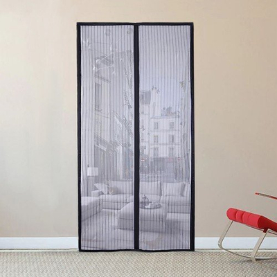 Rrjetë kundër insekteve HQ M18602, për dyer 100x210cm, me magnet, e zezë
