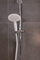 Kokë dushi Wenko Young, 11 cm, e bardhë