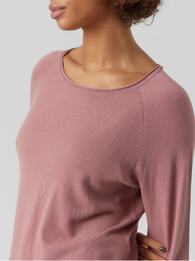 Triko VERO MODA VMNELLIE Relaxed Fit, rozë
