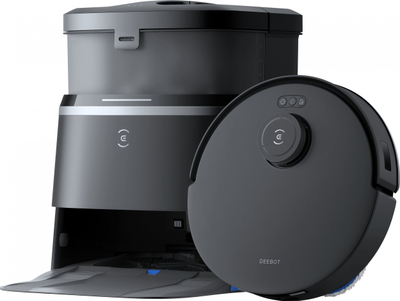 Robot fshesë ECOVACS Deebot T30 OMNI, pastrim me larje, stacion vetëpastrues, i zi