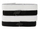 Shirit vetë-ngjitës Alpina Hook-and-loop, 75cm, set 4 copë, zi dhe i bardhë