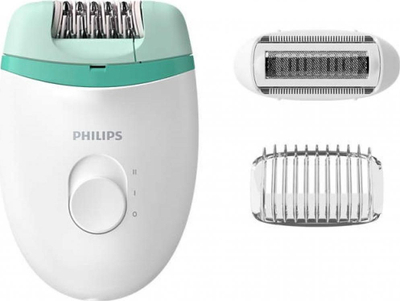 Philips Satinelle Essential Епилатор BRE245/00, Бела/Зелена