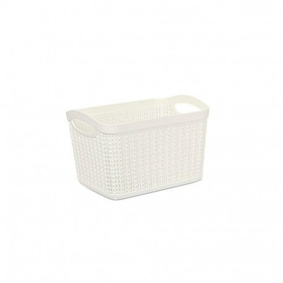 Koshi ruajtës Üçsan Plastik BASKET M-083, 6.6L, plastik, i bardhë