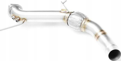 Downpipe shkarkimi BMW X3 E83 2.0d M47N2, 63.5mm, 150HP, inox