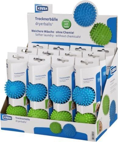 Toptha tharëse rrobash Xavax Dryer Balls, set 2 copë, plastikë, shumëngjyrëshe