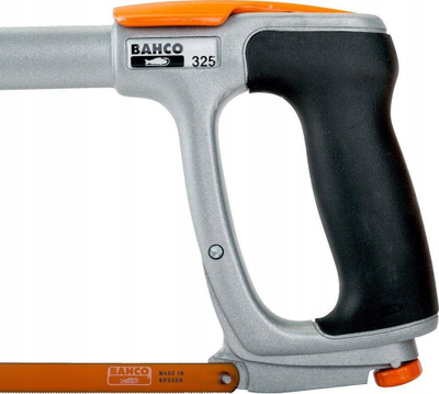 Sharrë dore Bahco 325 Frame Saw, për hekur 300 mm, me dorezë të rehatsheme portokalli