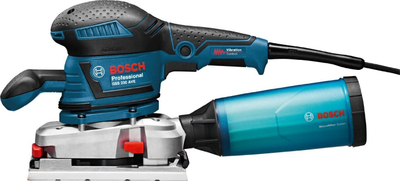 Lëmues orbital Bosch GSS 230 AVE Professional, 300W, me nxjerrje pluhuri, blu e zezë