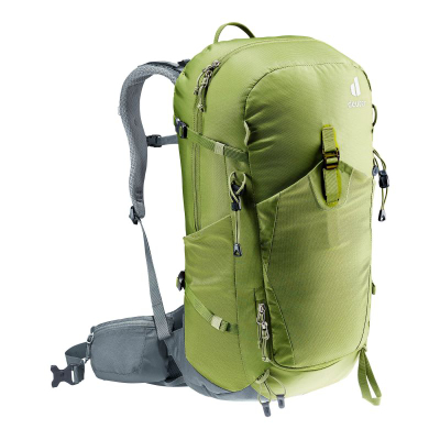 Çantë shpine Deuter Trail Pro 33, 33L, sistem Aircontact, jeshile grafit