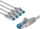Kabllo rrjeti Goobay Patch cord Cat 6a, S/FTP, 3m, gri