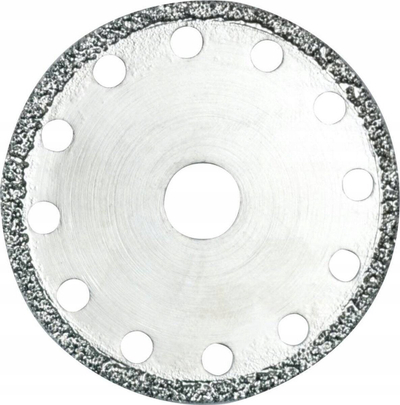 Disk prerës me diamant, 50 mm, për xham dhe qeramikë, i argjendtë