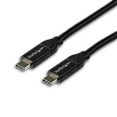 Kabllo Startech USB-C, 5A, 2m, e zezë