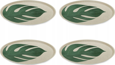 Set pjata Koziol Plate, 4 copë, plastikë, shumëngjyrëshe
