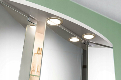 Spot LED i futur për mobilje Paulmann, 65mm, 3x2.5W, ngjyrë metalike