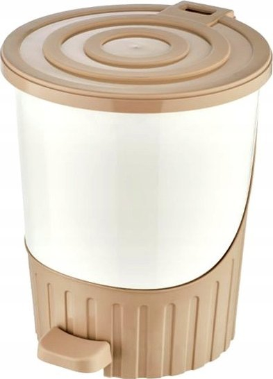 Kosh me pedale “RAINBOW PASTEL”, 6L, plastik, me ngjyra