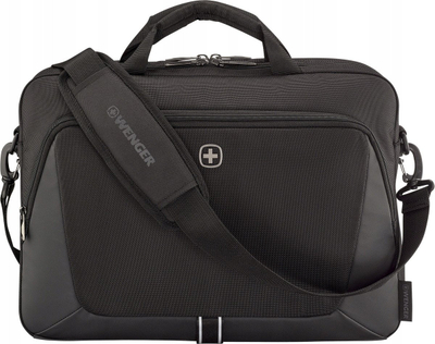 Çantë laptopi Wenger SwissGear 653300 XE Brief, 16", nga PET i ricikluar, me ngjyrë të zezë