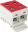 Terminal hekurudhor elektrik ZGX-2x35, 2 pole, 35mm², i kuq