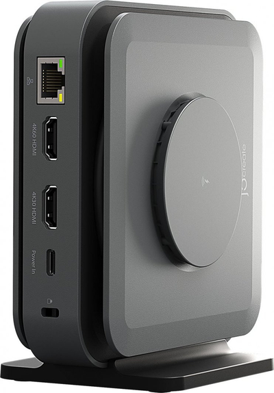 Dock USB C J5create JCD3199, Dual HDMI 4K, karikim wireless 15W, gri hapësinor