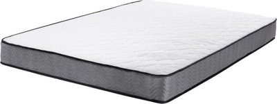 Dyshek pocket spring EU Double, 4ft6, fortësi e mesme, i bardhë me anë të zeza