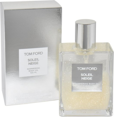 Vaj trupi me shkëlqim Tom Ford Soleil Neige, 100ml, aromë lulesh dhe musk