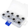 Set fitting-ësh për ftohje me ujë XSPC G1/4 për tub 14mm, Triple Seal, krom