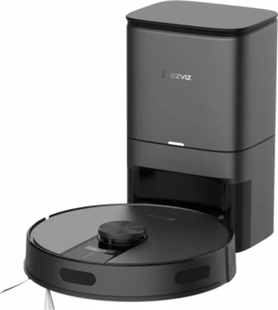 Robot fshesë EZVIZ RE4 Plus, LiDAR, vetëshkarkim, i zi