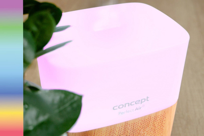 Дифузер за ароми Concept Perfect Air DF2010, светло дрво, со ЛЕД светло