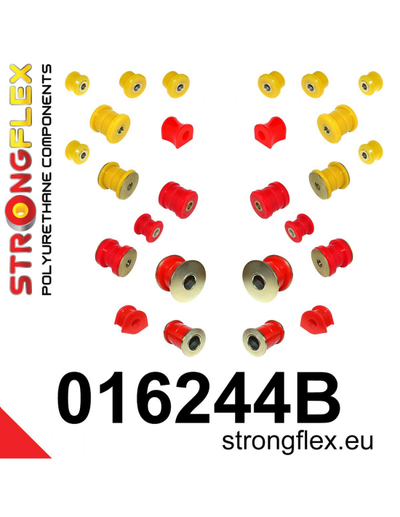 Buza krah kontrolli Strongflex 031688B, poliuretan 80Sha, për BMW E60 E61 E63 E64 E65 E66, e kuqe