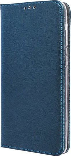 Mbulesë libri Magneto Smart për Xiaomi Redmi 10C, me portofol, lëkurë, blu