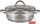 Tenxhere Zilner ZL-7406, 7.5L, 30cm, çelik inox argjend
