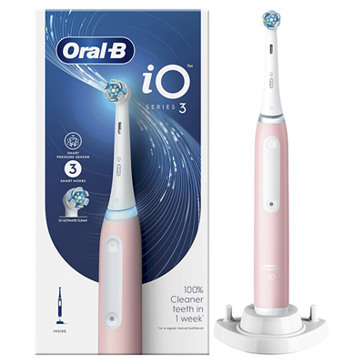 Furçë elektrike për dhëmbë Oral B Series iO 3, rozë