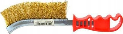 Furçë teli për pastrim SILVER Brass, me dorezë plastike të rehatshme