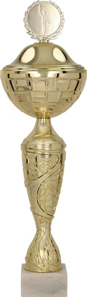 Kupë sportive Tryumf Golden 4228A N, 43cm, metal, ngjyrë ari