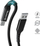 Kabllo USB Crong Armor Link, USB A në USB C, 1.5m, 60W, e zezë