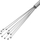 Rrahëse kuzhine WMF Profi Plus Flame Reducer, 32 cm, çelik inox, argjendtë