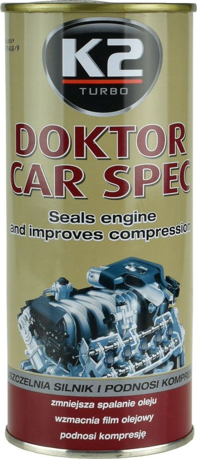 Shtesë vaji për motor K2 Doctor Car Spec, trajtim vaji 443ml
