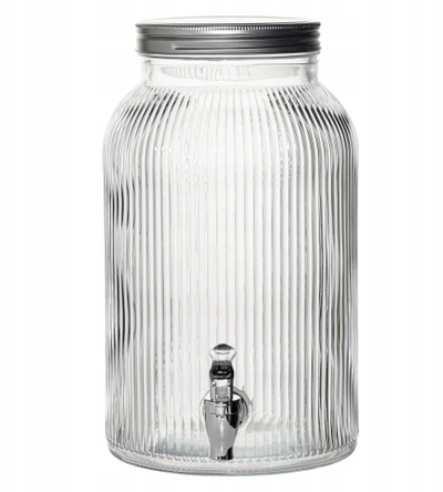 Dispenser pijesh Verlo Jar V-24055, 5.5L, qelq transparent