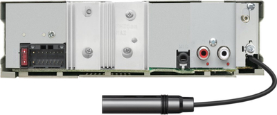Radio makine Kenwood KMM-BT408DAB, Single DIN, Bluetooth DAB+ USB, e zezë