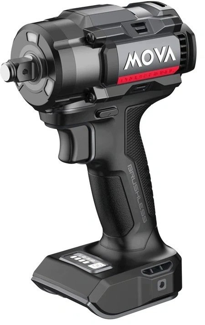 Pistoletë goditëse Mova PW380B, brushless 20V, 380Nm 1/2", e zezë
