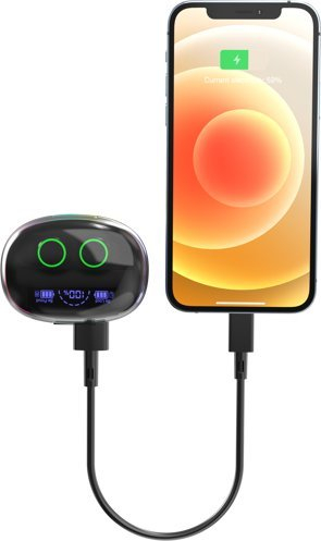 Kufje Bluetooth 2GO Acoustic Ring, True Wireless Stereo, të zeza