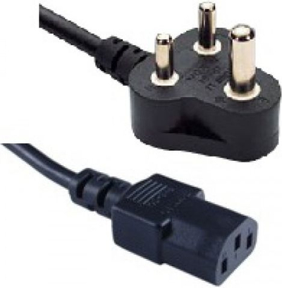 Kabllo rryme MicroConnect PE010418INDIA, Type D në C13, 1.8m, e zezë